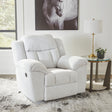 Nashville Furniture Outlets - Ashley Furniture - Frohn Living Room - DBL Rec Loveseat w/Console / Chocolate - 3740794
