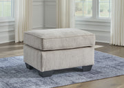 Nashville Furniture Outlets - Ashley Furniture - Cashton Living Room - Ottoman / Ice - 4060614