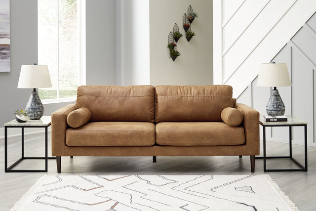 Nashville Furniture Outlets - Ashley Furniture - Telora Living Room - Ottoman / Caramel - 4100214