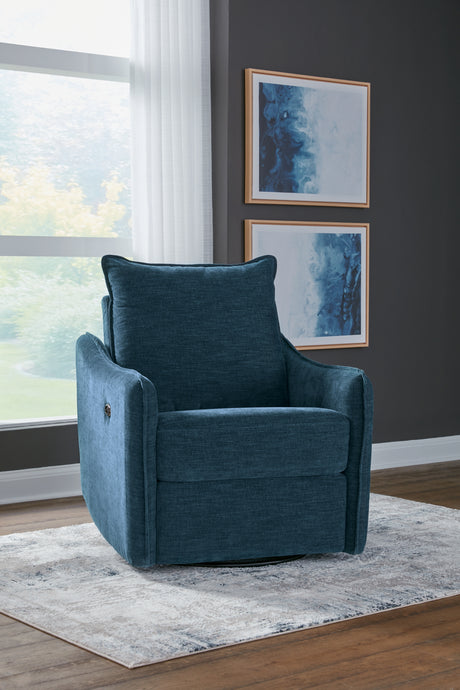 Nashville Furniture Outlets - Ashley Furniture - McBurg Living Room - Swivel Power Recliner / Taupe - 4480228