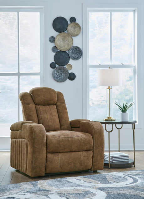 Nashville Furniture Outlets - Ashley Furniture - Wolfridge Living Room - PWR REC Loveseat/CON/ADJ HDRST / Brindle - 6070318