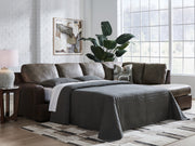 Nashville Furniture Outlets - Ashley Furniture - Castille Way Sectional - 2-Piece Sleeper Sectional with Chaise / Fossil - PC62703S5