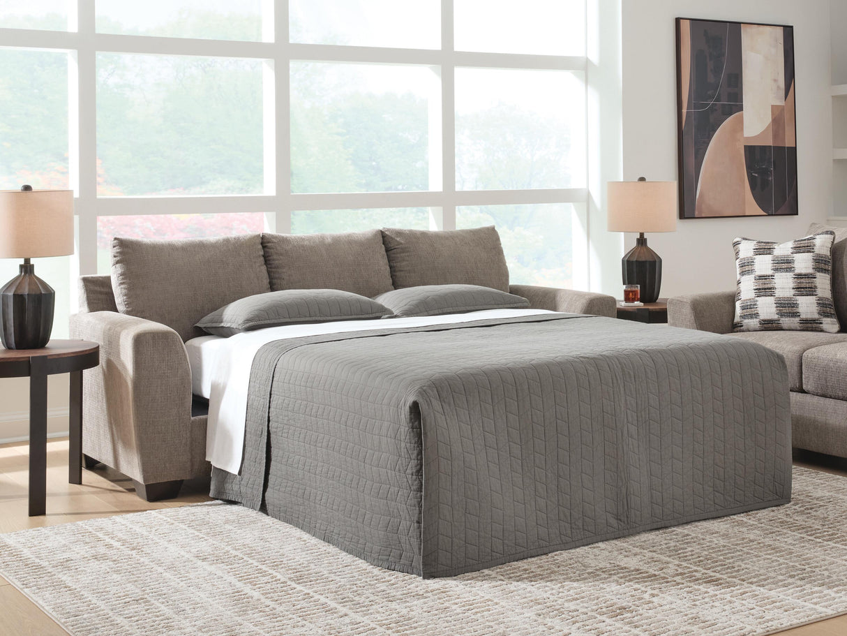 Nashville Furniture Outlets - Ashley Furniture - Loreo Living Room - Queen Sofa Sleeper / Truffle - 6310239