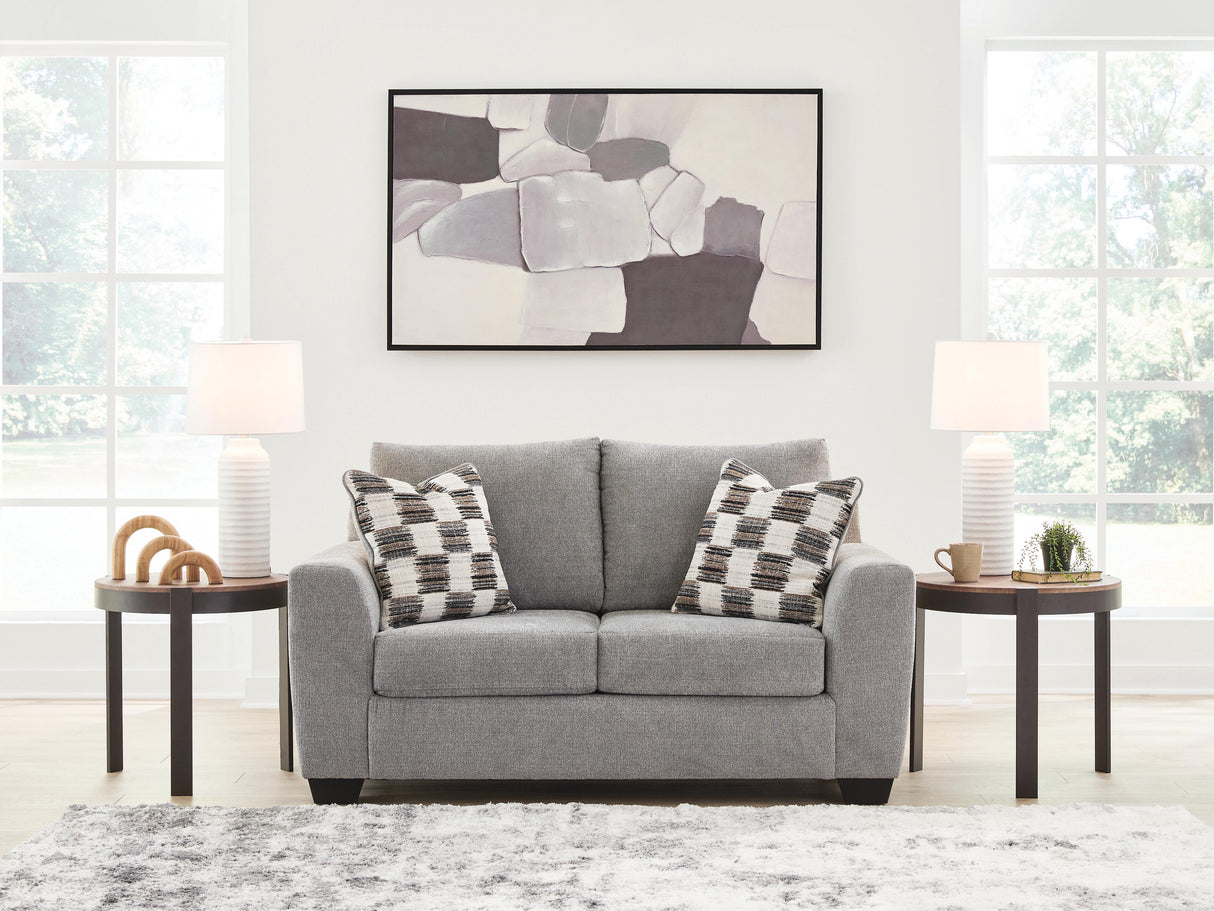 Nashville Furniture Outlets - Ashley Furniture - Loreo Living Room - Loveseat / Flint - 6310335