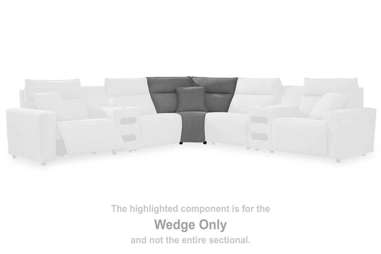 Nashville Furniture Outlets - Ashley Furniture - ModMax II Sectional - Wedge / Salt and Pepper - 6590677