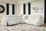 Nashville Furniture Outlets - Ashley Furniture - ModMax II Sectional - 5-Piece Power Reclining Sectional / Stone - 65907S8