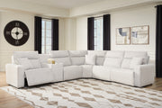 Nashville Furniture Outlets - Ashley Furniture - ModMax II Sectional - 6-Piece Reclining Sectional with Console / Stone - 65907S36