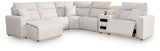 Nashville Furniture Outlets - Ashley Furniture - ModMax II Sectional - 6-Piece Reclining Sectional with Chaise and Audio Console / Stone - 65907S29