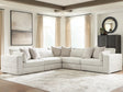 Nashville Furniture Outlets - Ashley Furniture - Ashbourne Estate Sectional - RAF 5-Piece Sectional - PC66004S17
