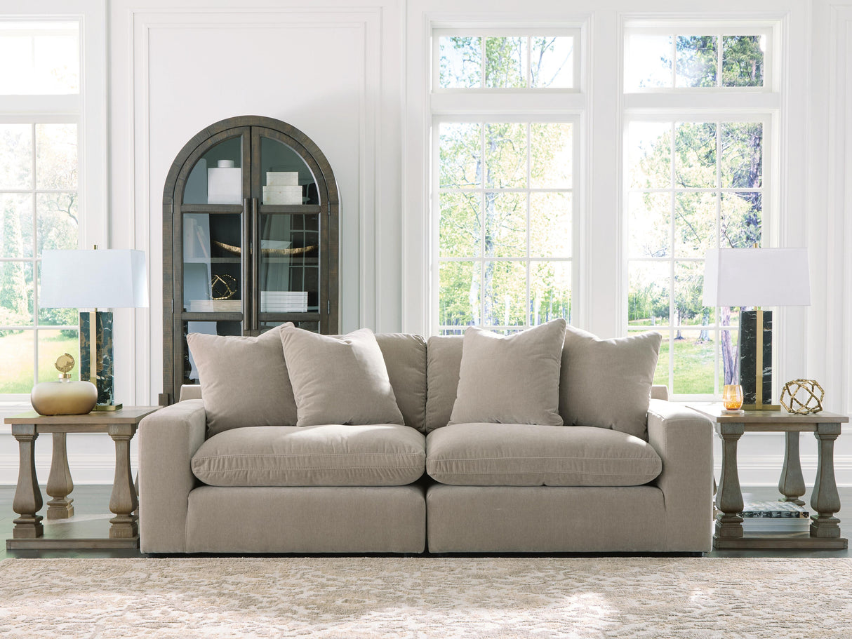 Nashville Furniture Outlets - Ashley Furniture - Maxton Heights Sectional - RAF 2-Piece Sectional Sofa / Pebble - 67808S1