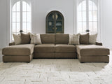 Nashville Furniture Outlets - Ashley Furniture - Camellia-Court Sectional - 4-Piece Double Chaise Sectional / Coffee - 68207S9