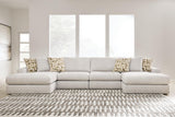 Nashville Furniture Outlets - Ashley Furniture - Kestrie 4-Piece Double Chaise Sectional - 4-Piece Double Chaise Sectional - PC68706S9
