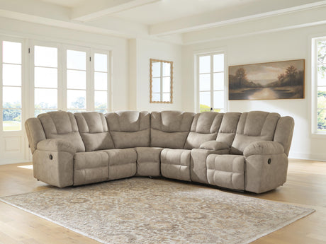 Nashville Furniture Outlets - Ashley Furniture - Pearce-Pike Sectional - 3-Piece Reclining Sectional with Console - PC69205S2