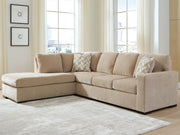 Nashville Furniture Outlets - Ashley Furniture - Bridgepoint Sectional - RAF 2-Piece Sectional with Chaise / Almond - PC69507S2