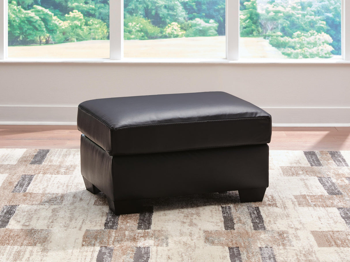 Nashville Furniture Outlets - Ashley Furniture - Glennbre Living Room - Ottoman / Midnight - PC6980414