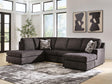 Nashville Furniture Outlets - Ashley Furniture - Lentiz Sectional - RAF 2-Piece Sectional with Chaise - PC73404S1