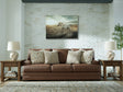 Nashville Furniture Outlets - Ashley Furniture - VillaCourt Living Room - Ottoman / Caramel - 7490914