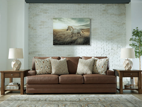 Nashville Furniture Outlets - Ashley Furniture - VillaCourt Living Room - Ottoman / Caramel - 7490914