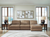Nashville Furniture Outlets - Ashley Furniture - Veronella Sectional - RAF 3-Piece Sectional with Chaise / Sahara - 76106S6