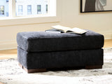 Nashville Furniture Outlets - Ashley Furniture - Whitmore Manor Living Room - Ottoman / Black Pearl - 8040414