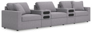 Nashville Furniture Outlets - Ashley Furniture - Modmax Sectional - RAF 5-Piece Sectional / Granite - 92104S15