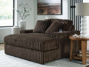 Nashville Furniture Outlets - Ashley Furniture - Midnight-Madness Living Room - Oversized Chaise / Chocolate - 9810415