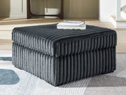 Nashville Furniture Outlets - Ashley Furniture - Midnight-Madness Living Room - Oversized Accent Ottoman / Gunmetal - 9810508