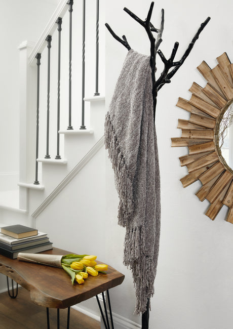 Nashville Furniture Outlets - Ashley Furniture - Tamish Throw (Set of 3) - Throw (3/CS) / Gray - A1001026