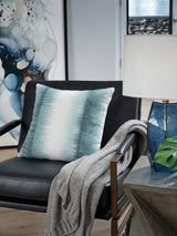 Nashville Furniture Outlets - Ashley Furniture - Elonwich Pillows - Pillow / Teal/White - A1001106P
