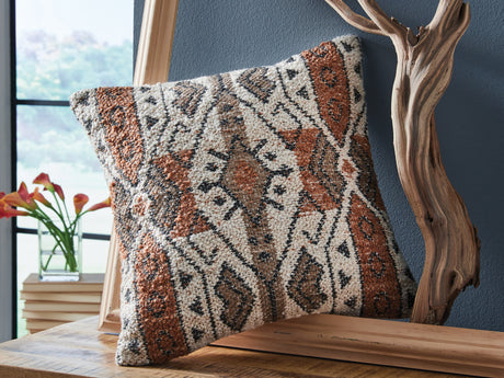 Nashville Furniture Outlets - Ashley Furniture - Kierenworth Pillows - Pillow (4/CS) / Sienna/Ivory/Black - A1001110