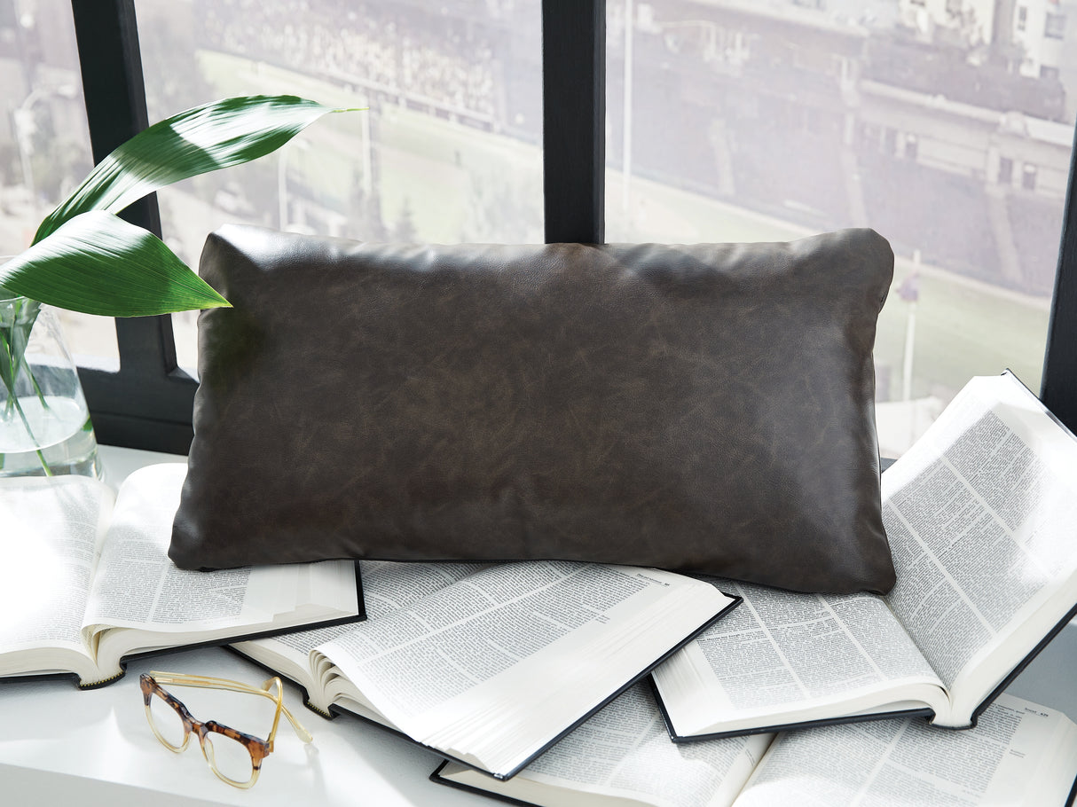 Nashville Furniture Outlets - Ashley Furniture - Danvale Pillows - Pillow (4/CS) / Dark Brown - A1001142