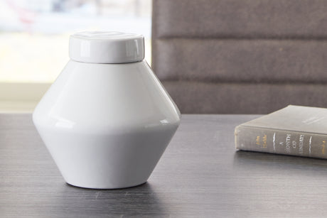 Nashville Furniture Outlets - Ashley Furniture - Domina Jar - Jar / White - A2000484J