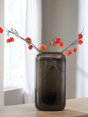 Nashville Furniture Outlets - Ashley Furniture - Sumner Vase - Vase / Gray/Gold Finish - A2000812