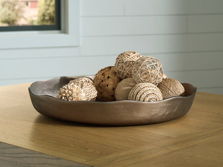 Nashville Furniture Outlets - Ashley Furniture - Wallmen Tray - Tray / Champagne Gold Finish - A2000817