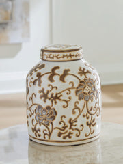 Nashville Furniture Outlets - Ashley Furniture - Adalham Jar - Jar / Cream/Brown - A2000909