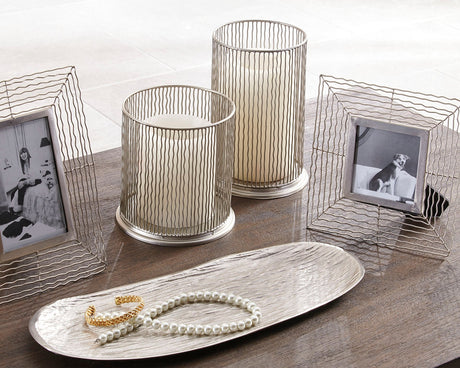 Nashville Furniture Outlets - Ashley Furniture - Dympna Accessory Set (Set of 5) - Accessory Set (5/CN) / Silver Finish - A2C00115