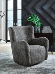 Nashville Furniture Outlets - Ashley Furniture - Rowenburg Swivel Glider Accent Chair - Swivel Glider Accent Chair / Heather Charcoal - A3000796