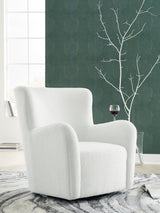 Rowenburg Swivel Glider Accent Chair