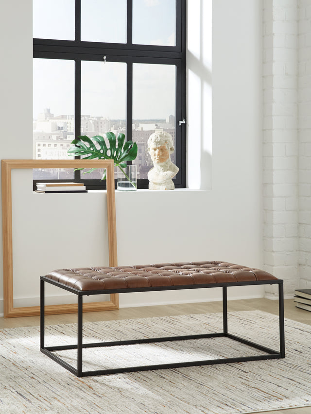 Nashville Furniture Outlets - Ashley Furniture - Junsor Living Room - Cocktail Ottoman - A3000826