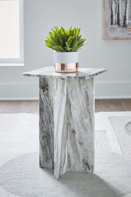 Nashville Furniture Outlets - Ashley Furniture - Keithwell Accent Table - Accent Table / Gray - A4000611