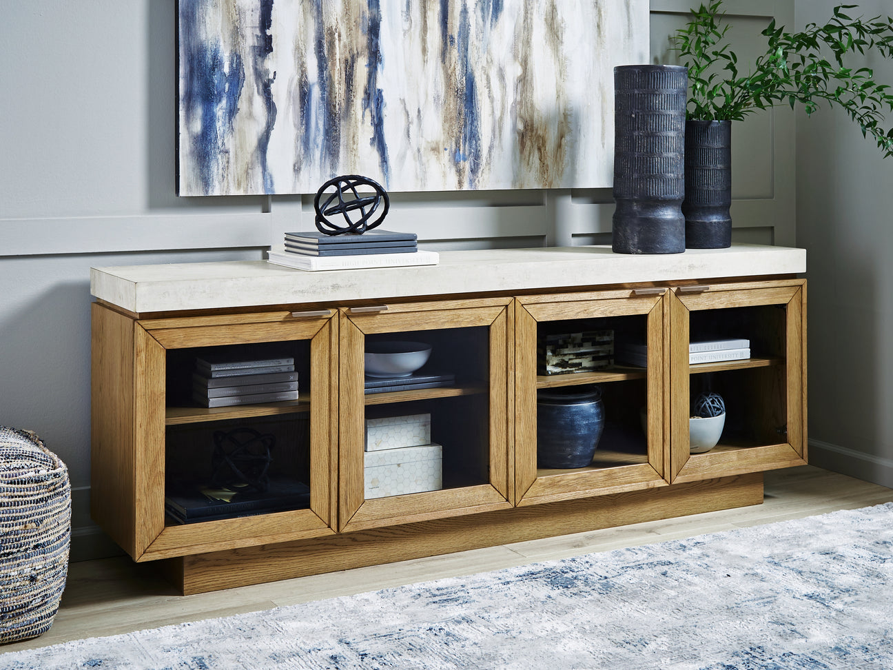 Nashville Furniture Outlets - Ashley Furniture - Adanworth Accent Cabinet - Accent Cabinet - A4000731