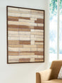 Nashville Furniture Outlets - Ashley Furniture - Kalanmore Wall Decor - Wall Art / Brown/Tan/White - A8000460