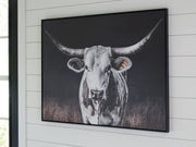 Nashville Furniture Outlets - Ashley Furniture - Harlandale Wall Decor - Wall Art / Black/White/Brown - A8000467