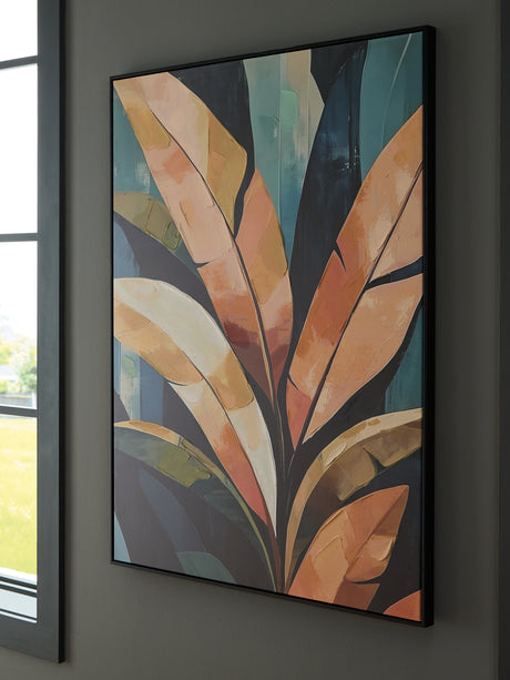 Nashville Furniture Outlets - Ashley Furniture - Laurelie Wall Decor - Wall Art / Multi - A8000477