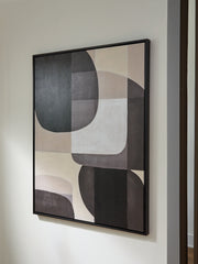 Nashville Furniture Outlets - Ashley Furniture - Kesleigh Wall Decor - Wall Art / Black/White - A8000495