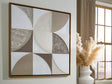 Nashville Furniture Outlets - Ashley Furniture - Harelman Wall Decor - Wall Art / Tan/Taupe/White - A8000502