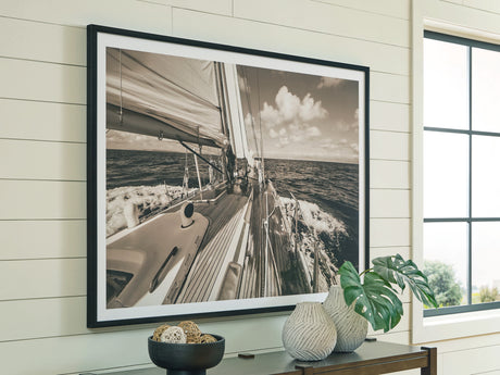 Nashville Furniture Outlets - Ashley Furniture - Arlanford Wall Decor - Wall Art / Sepia - A8000505
