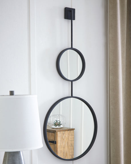 Nashville Furniture Outlets - Ashley Furniture - Brewer Mirror - Accent Mirror / Black - A8010166