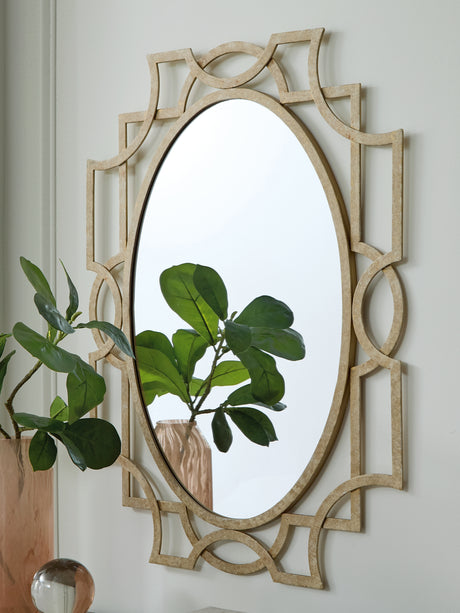 Nashville Furniture Outlets - Ashley Furniture - Fulkmore Mirror - Accent Mirror / Antique Gold Finish - A8010350