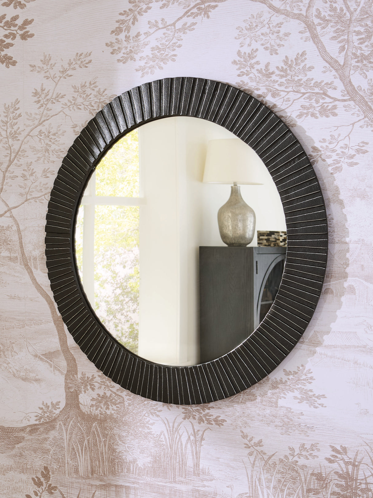 Nashville Furniture Outlets - Ashley Furniture - Ozias Mirror - Accent Mirror / Black - A8010417